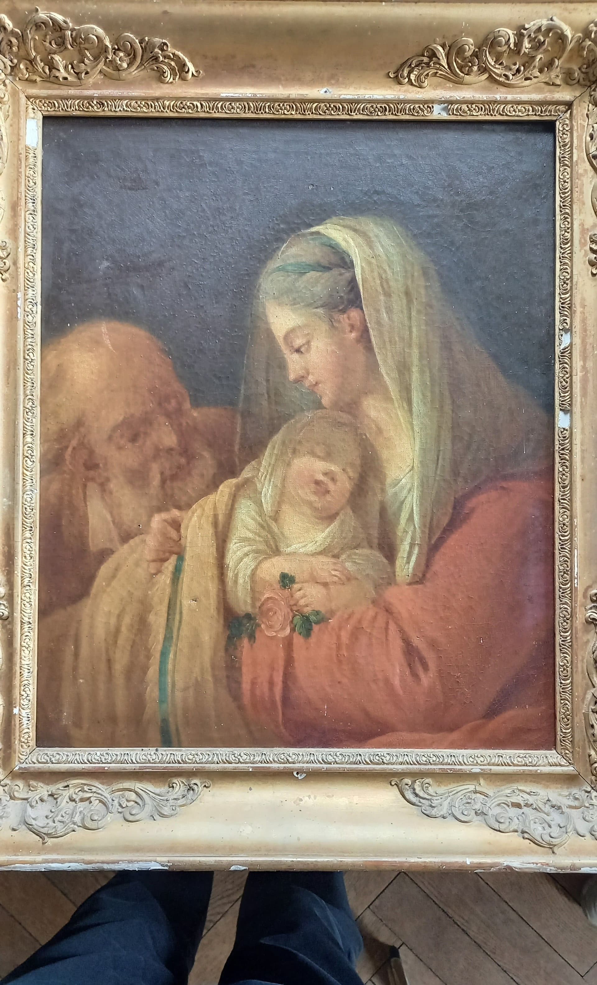 Le tableau de l'église de Barneville-Carteret