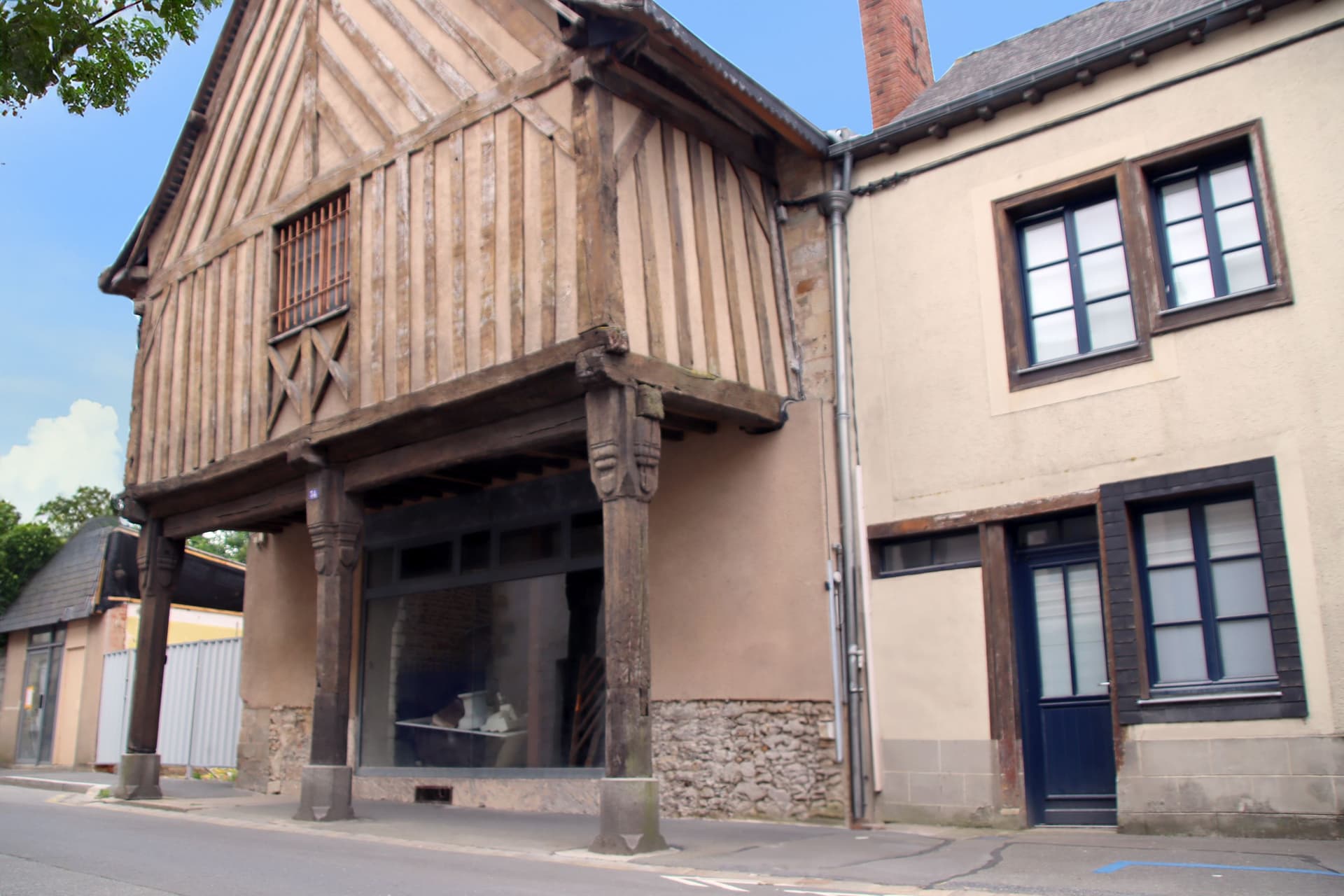 Maison pan-de-bois à la Guerche-de-Bretagne
