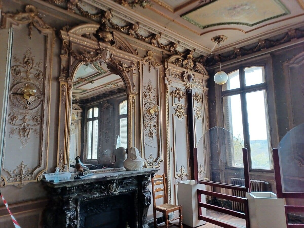 Château de La Roche Bellusson à Mérigny