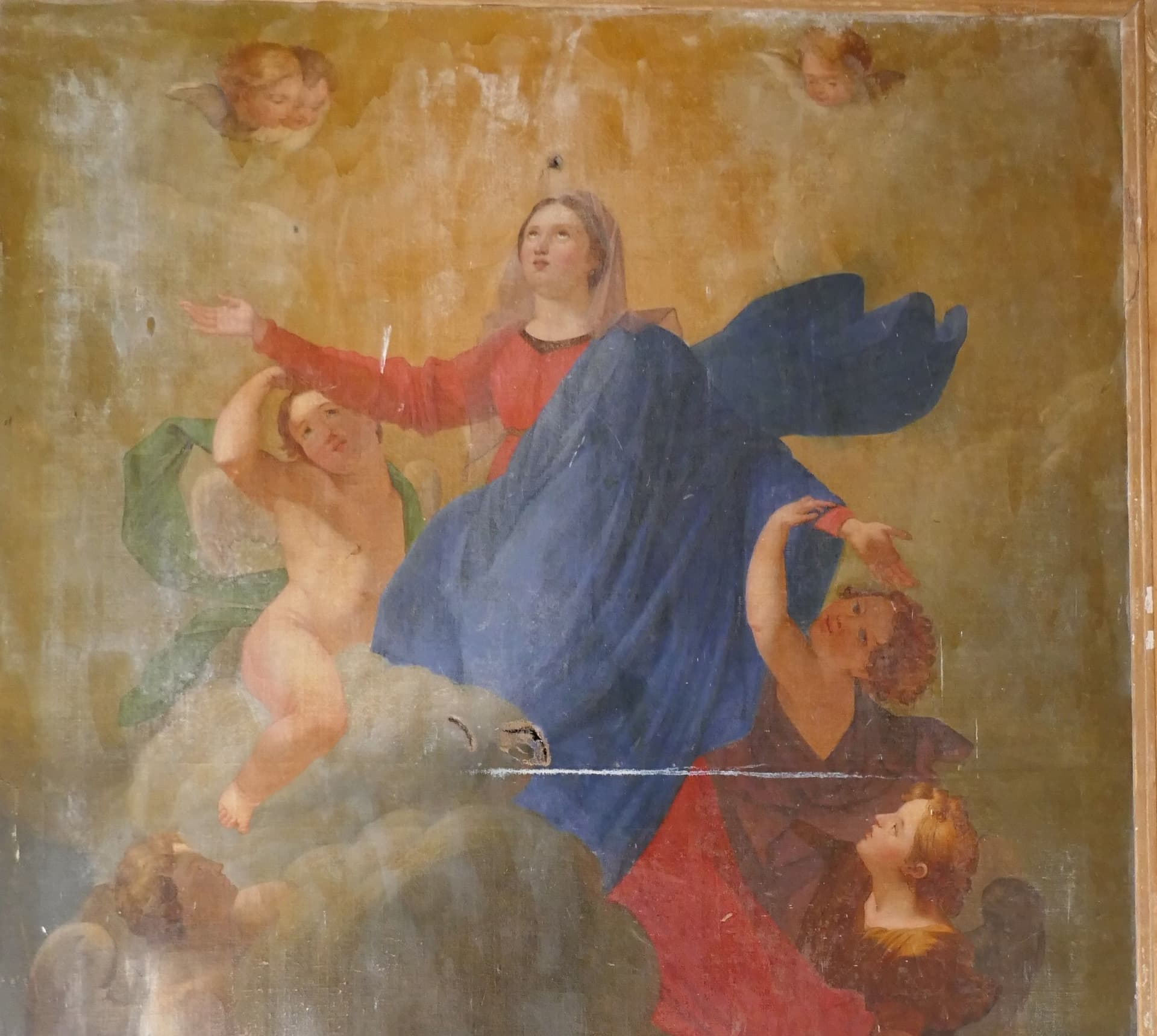 Restauration des tableaux de Maureville