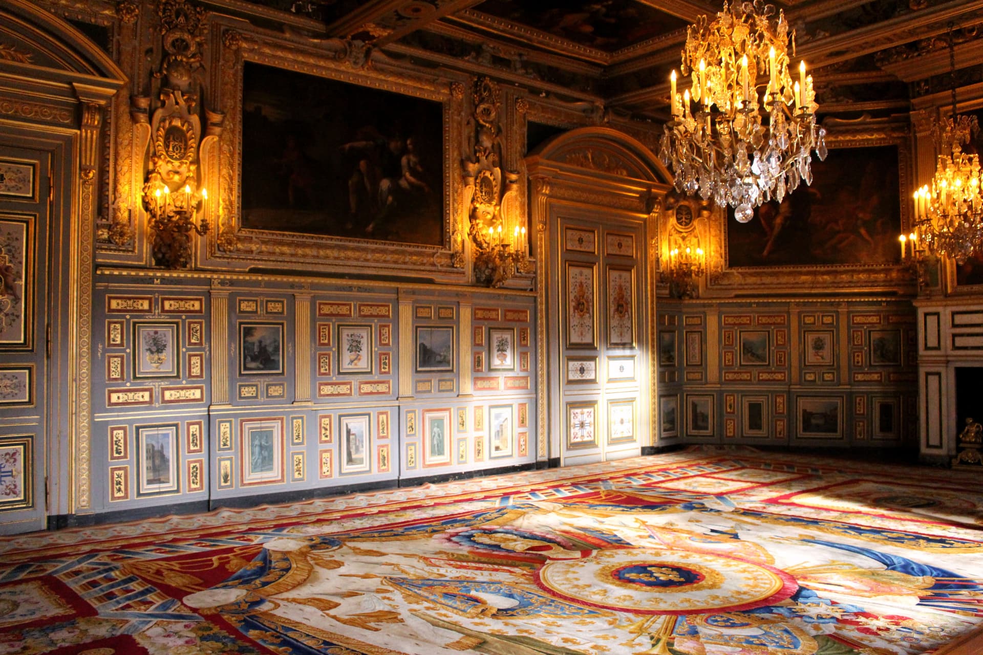 Salon Louis XIII du château de Fontainebleau 