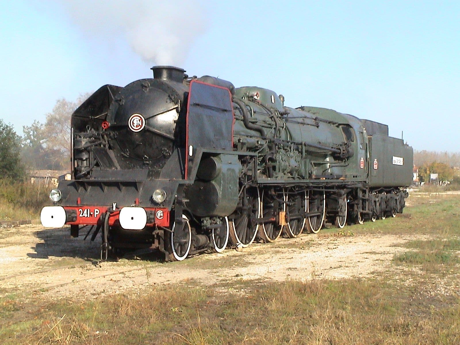 Locomotive traction vapeur 241P9 à CARMAUX