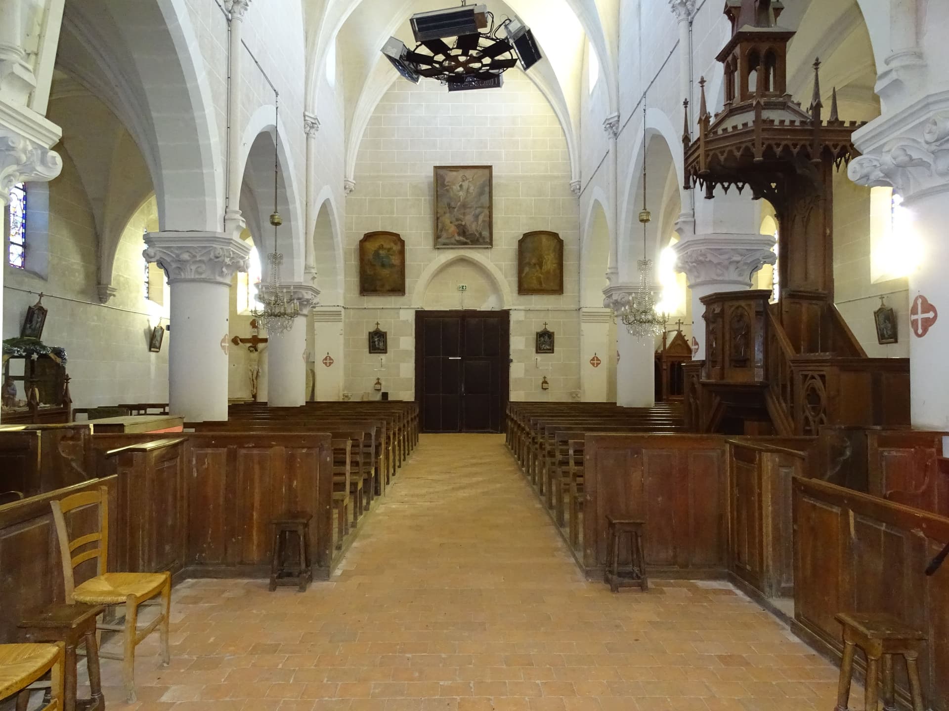 Tableaux de l'église de Tivernon