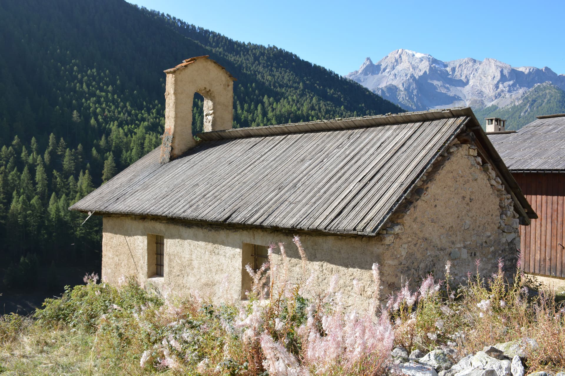 La chapelle Sainte Barbe à Ceillac