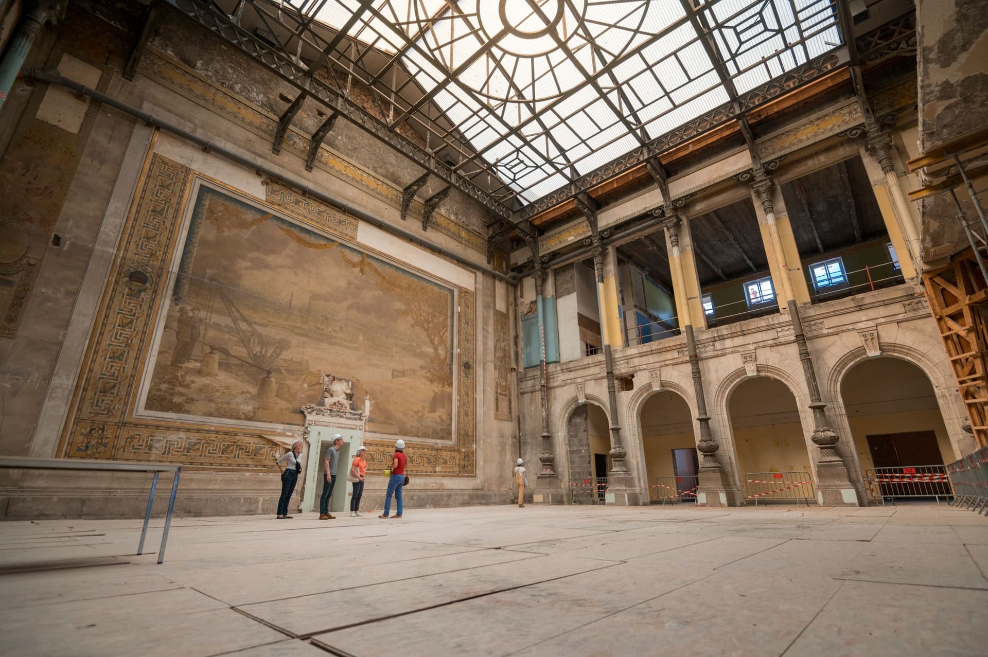 Fresque de l'hôtel de Ville de Montluçon