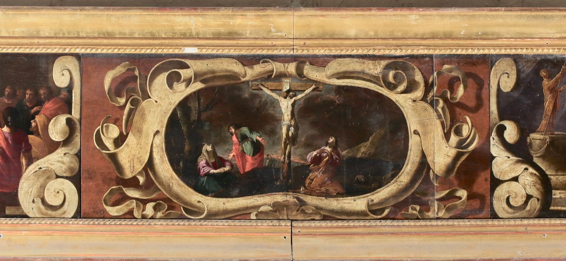 Retable et prédelle de la collégiale d'Aups