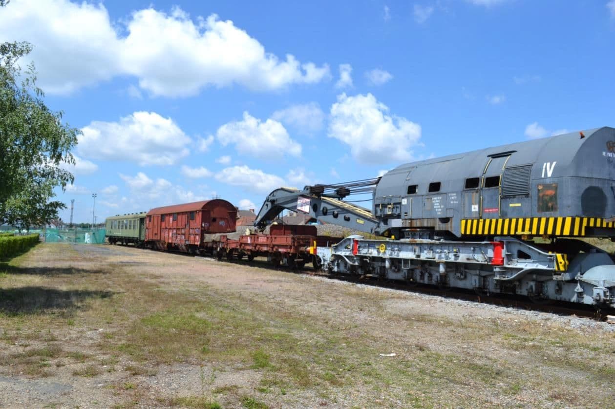 Grue Cockerill et train de secours à Montluçon
