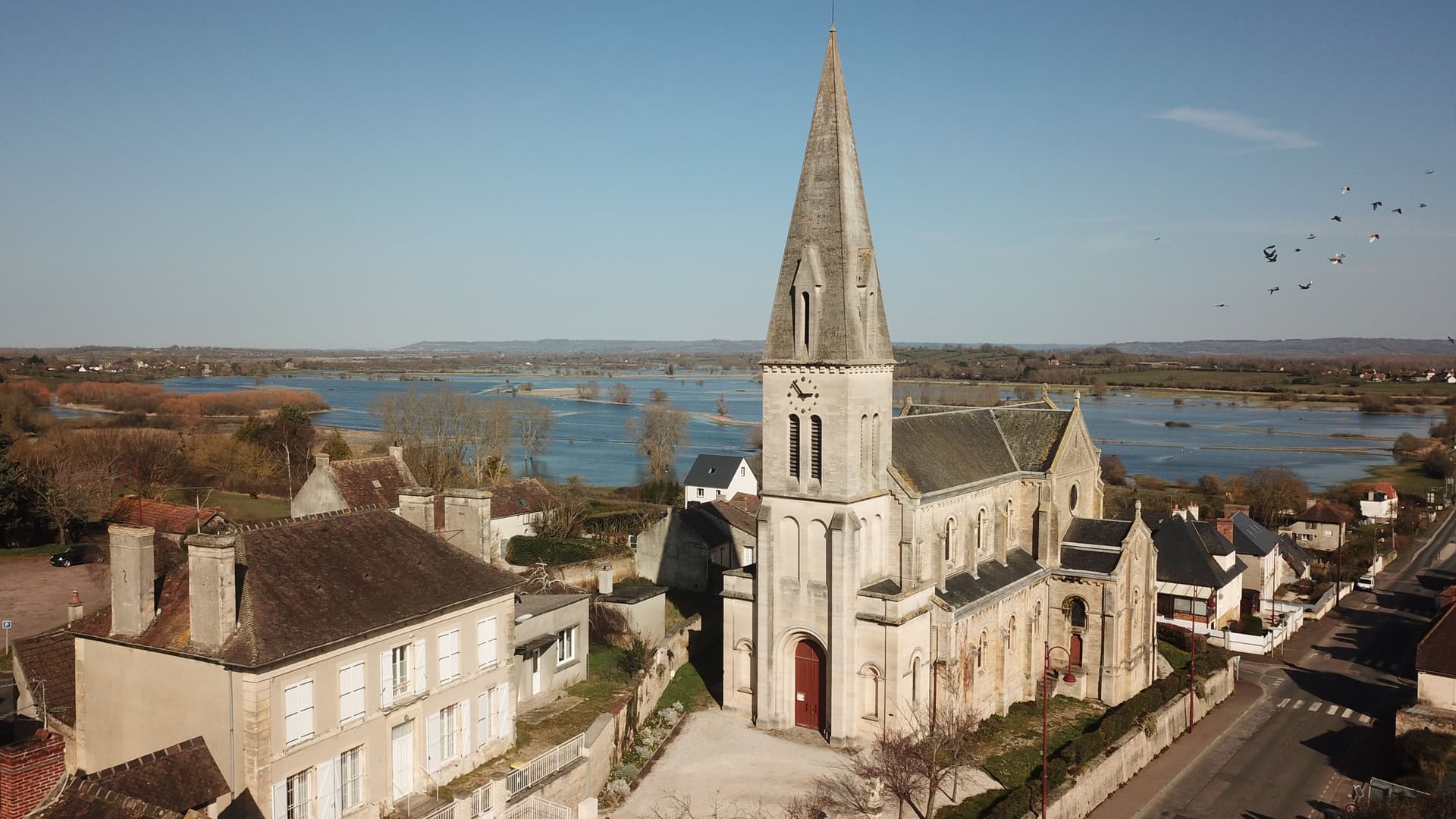 L'église Sainte-Croix à Troarn