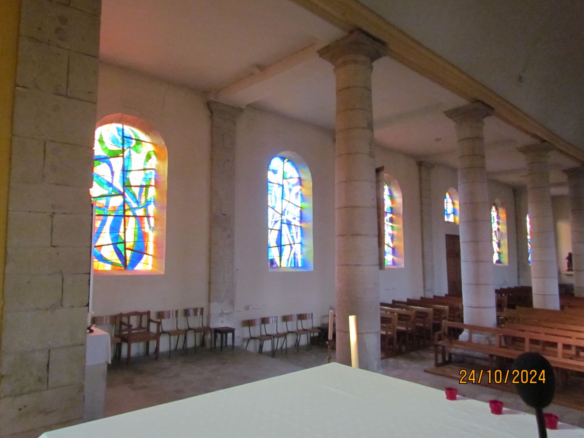 Vitraux de l'église de Les Islettes 