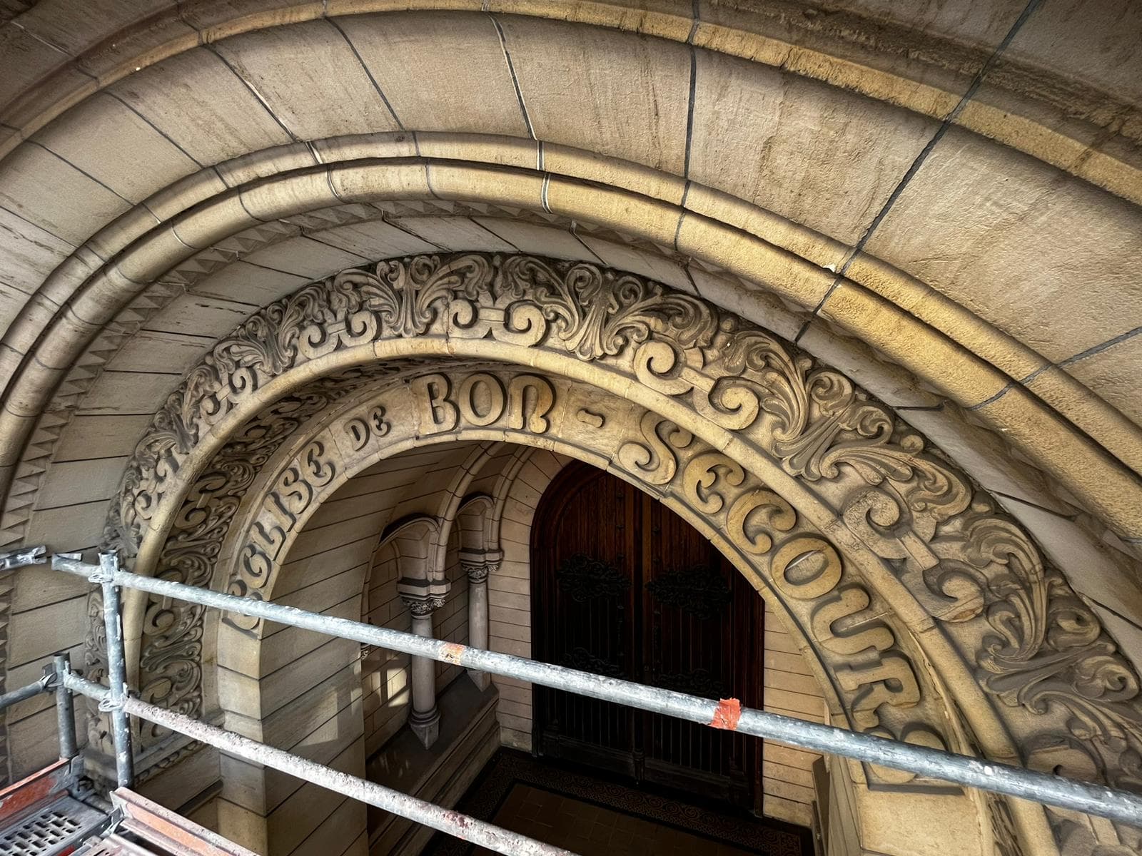 La restauration de l'église de Bon Secours !