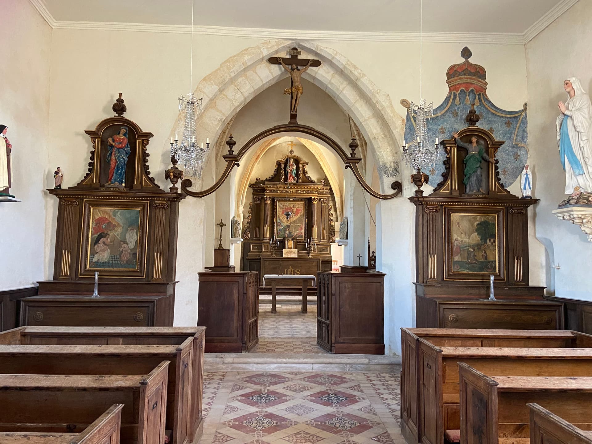 Retable de l'église de Vatierville