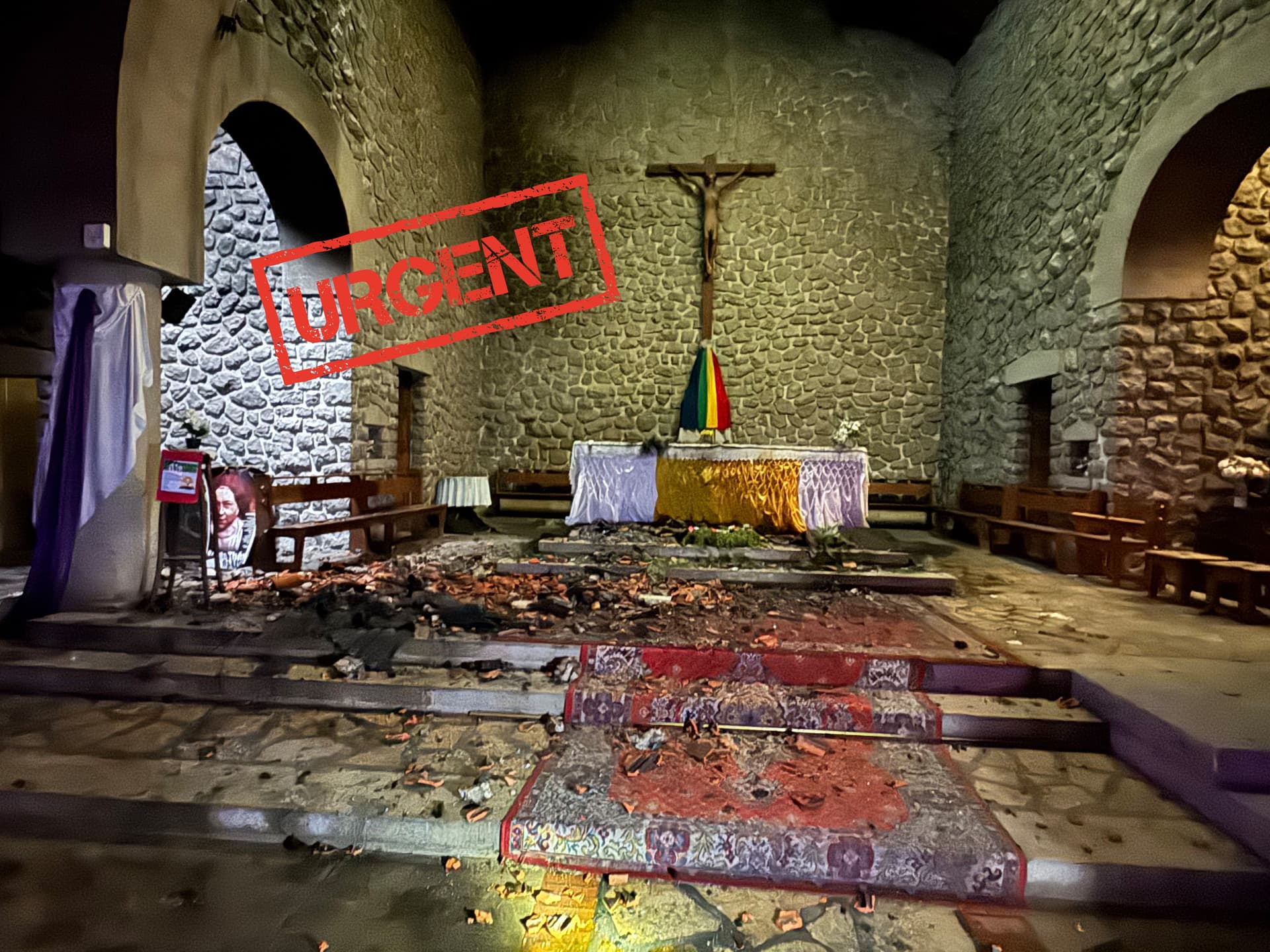 Incendie de l’église Sainte-Thérèse de Montluçon