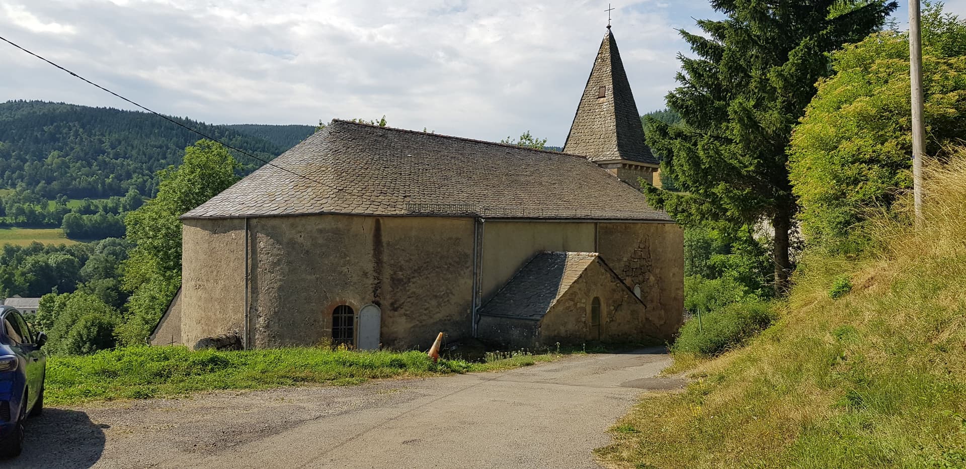 L'église du Mas d'Orcières à Mont Lozère et Goulet