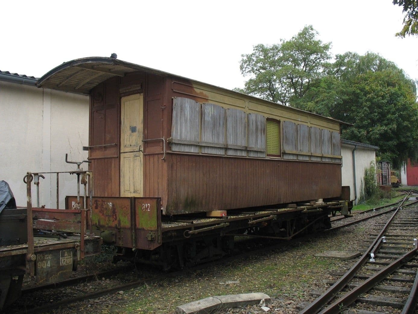 Restauration de la voiture à voyageur B56 du Jura