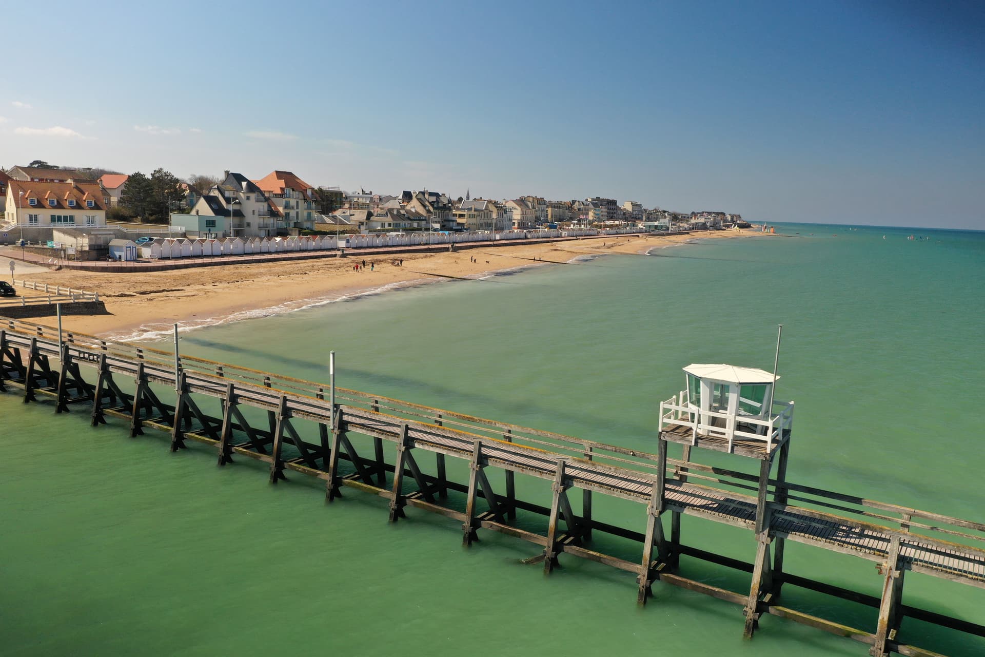 La jetée des pêcheurs à Luc-sur-Mer