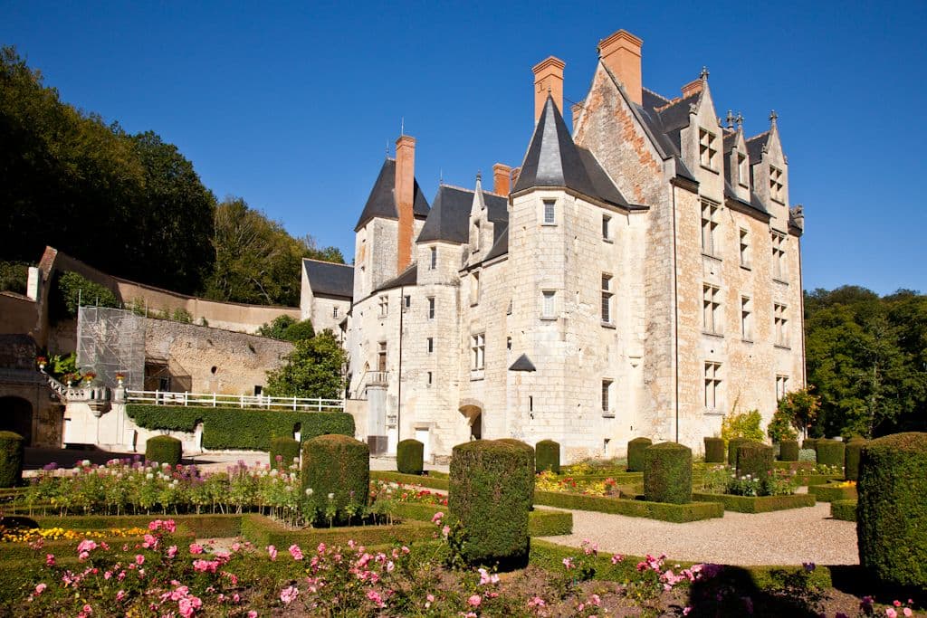 Terrasses du châteaux de Courtanvaux