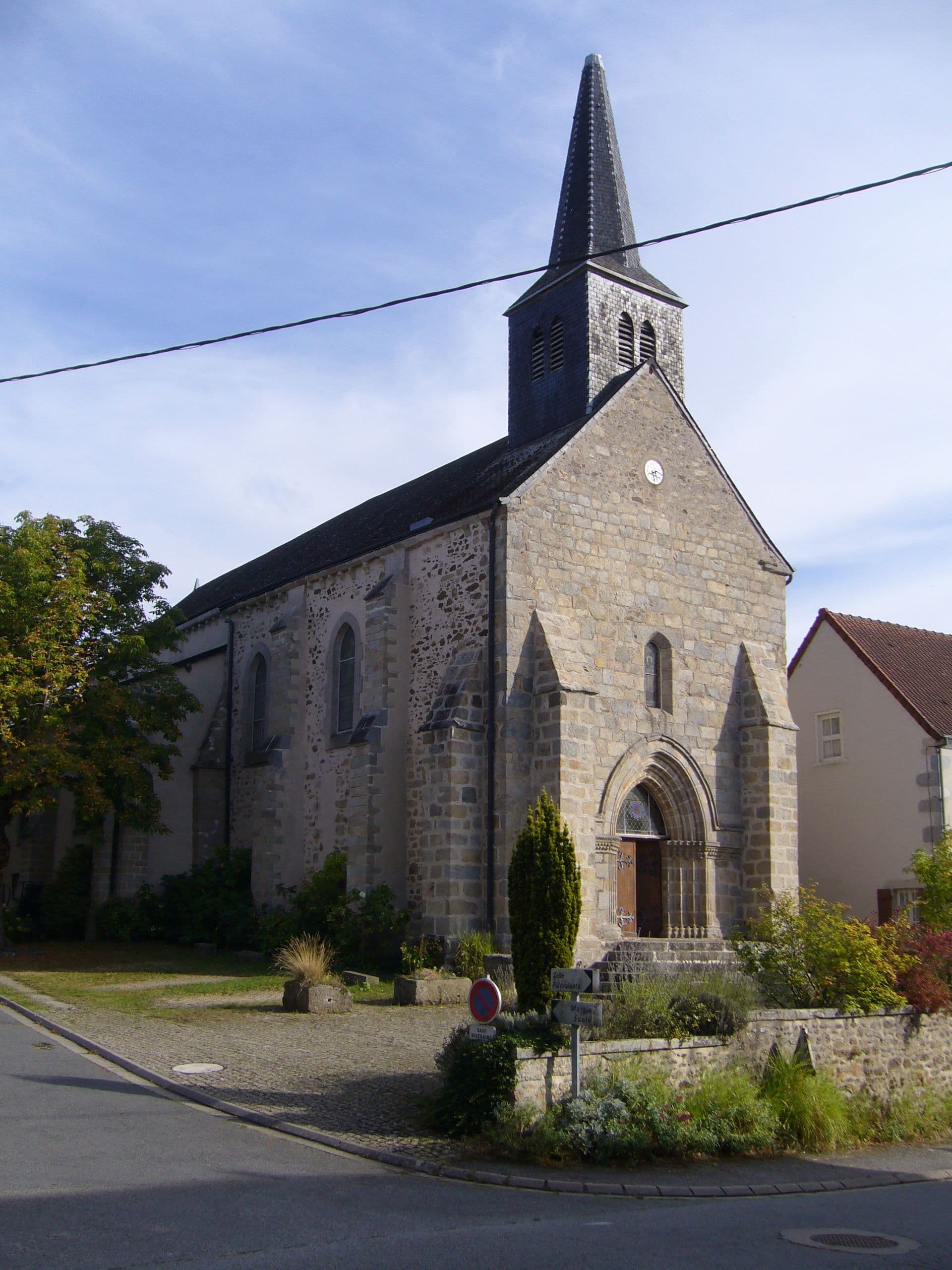 Clocher de l'église de Lépaud