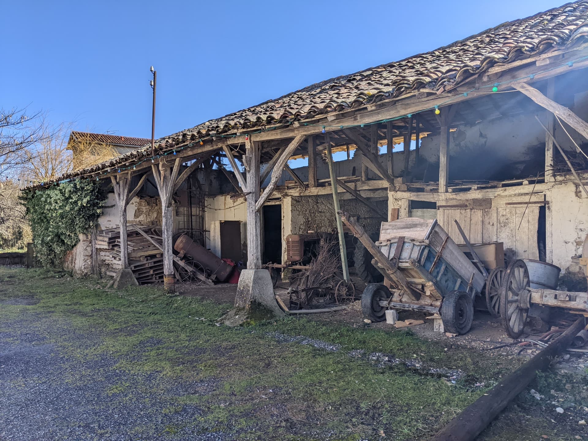 Etable traditionnelle 
