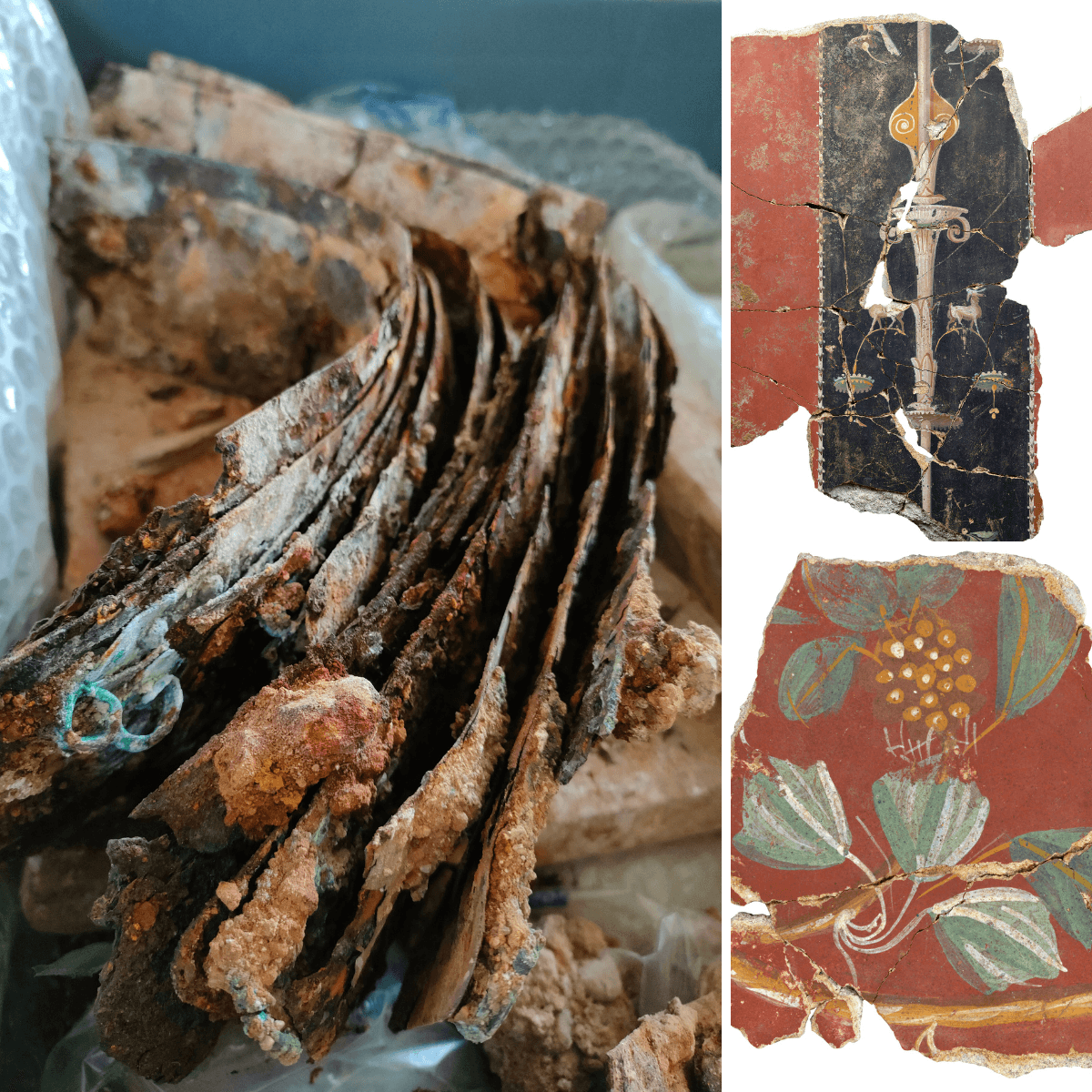 Trois objets mobiliers du site de Sainte-Colombe