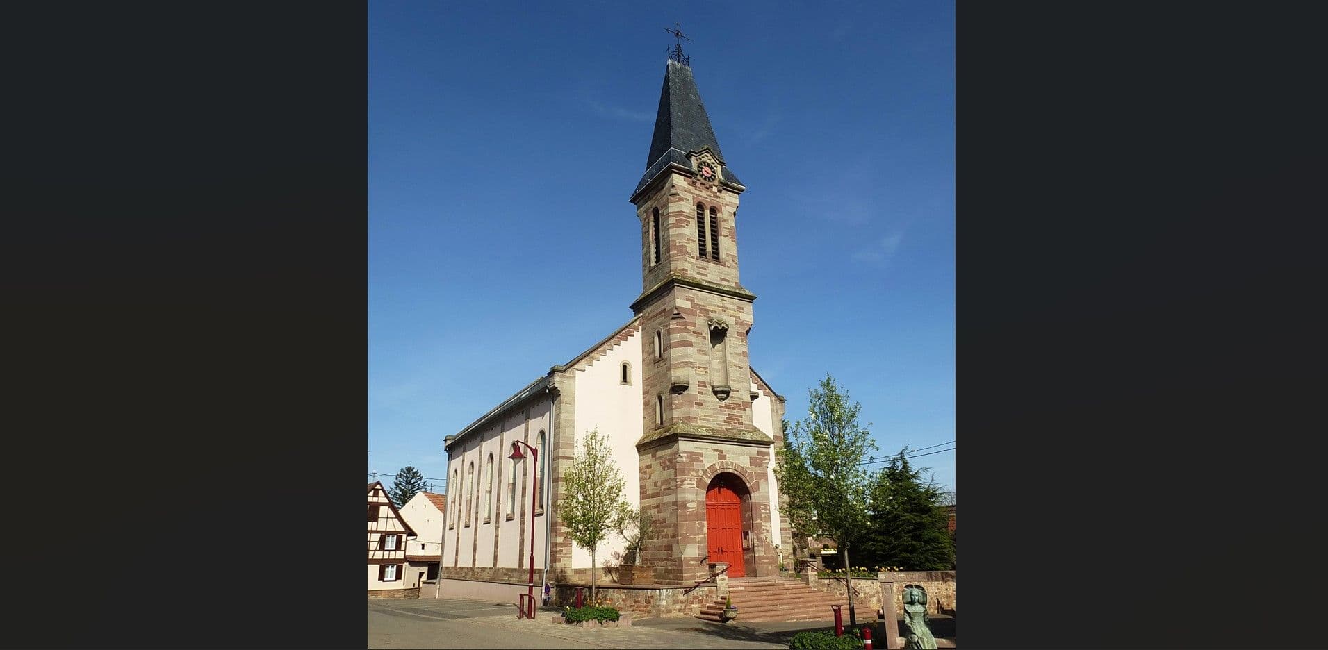 CLOCHER DE L'EGLISE DE STUTZHEIM-OFFENHEIM