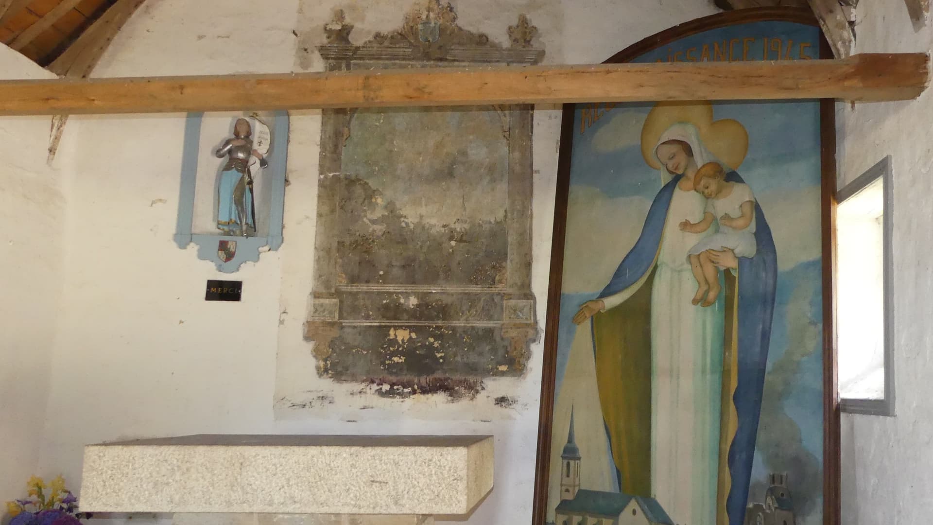 Deux œuvres de la chapelle de Planté