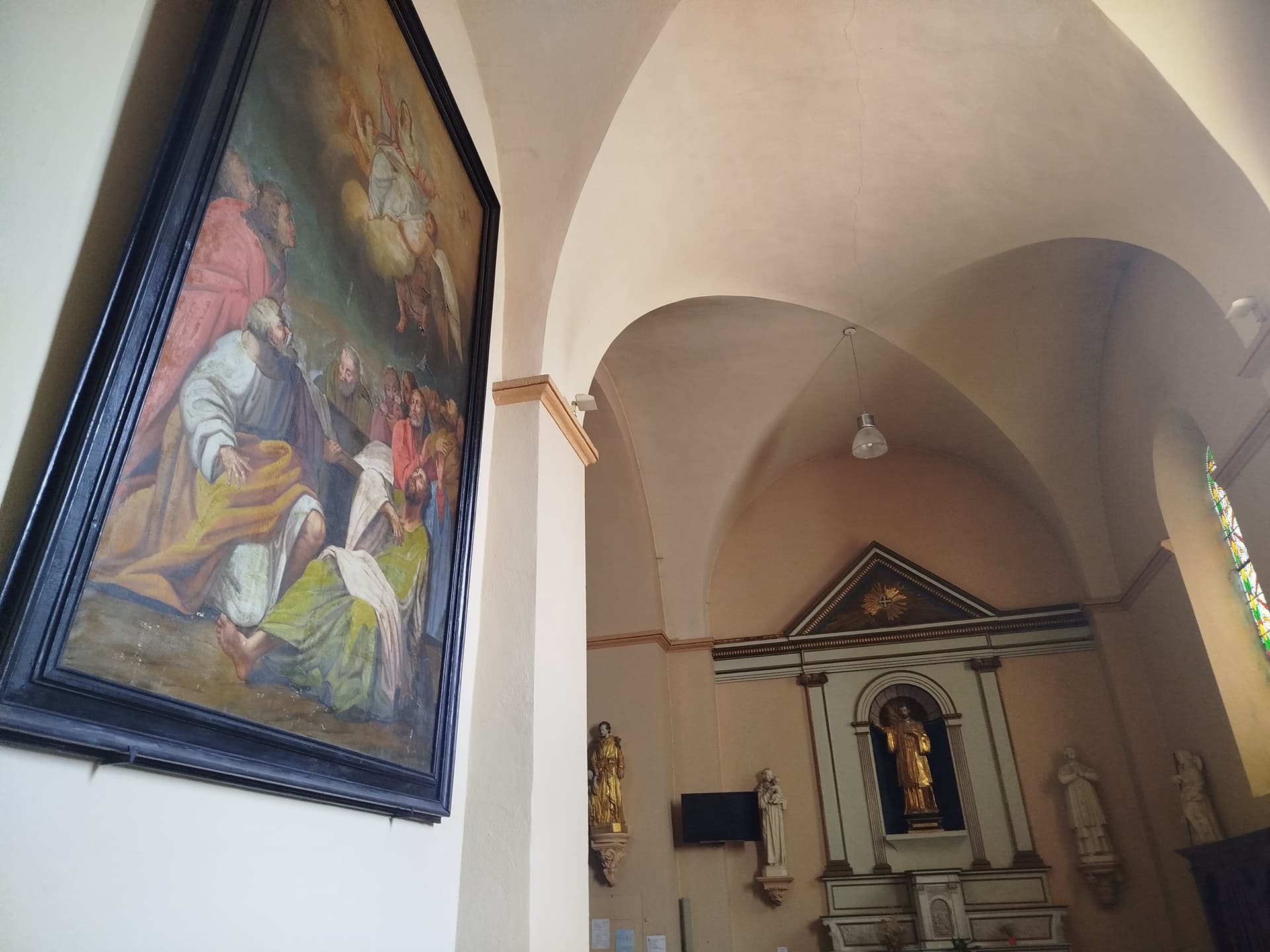 Tableau de l'église de Vogüé