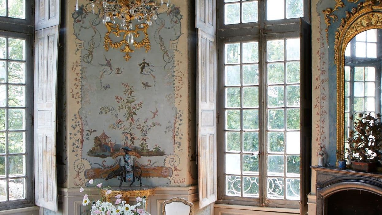 Salon chinois à Haroué - Meurthe-et-Moselle