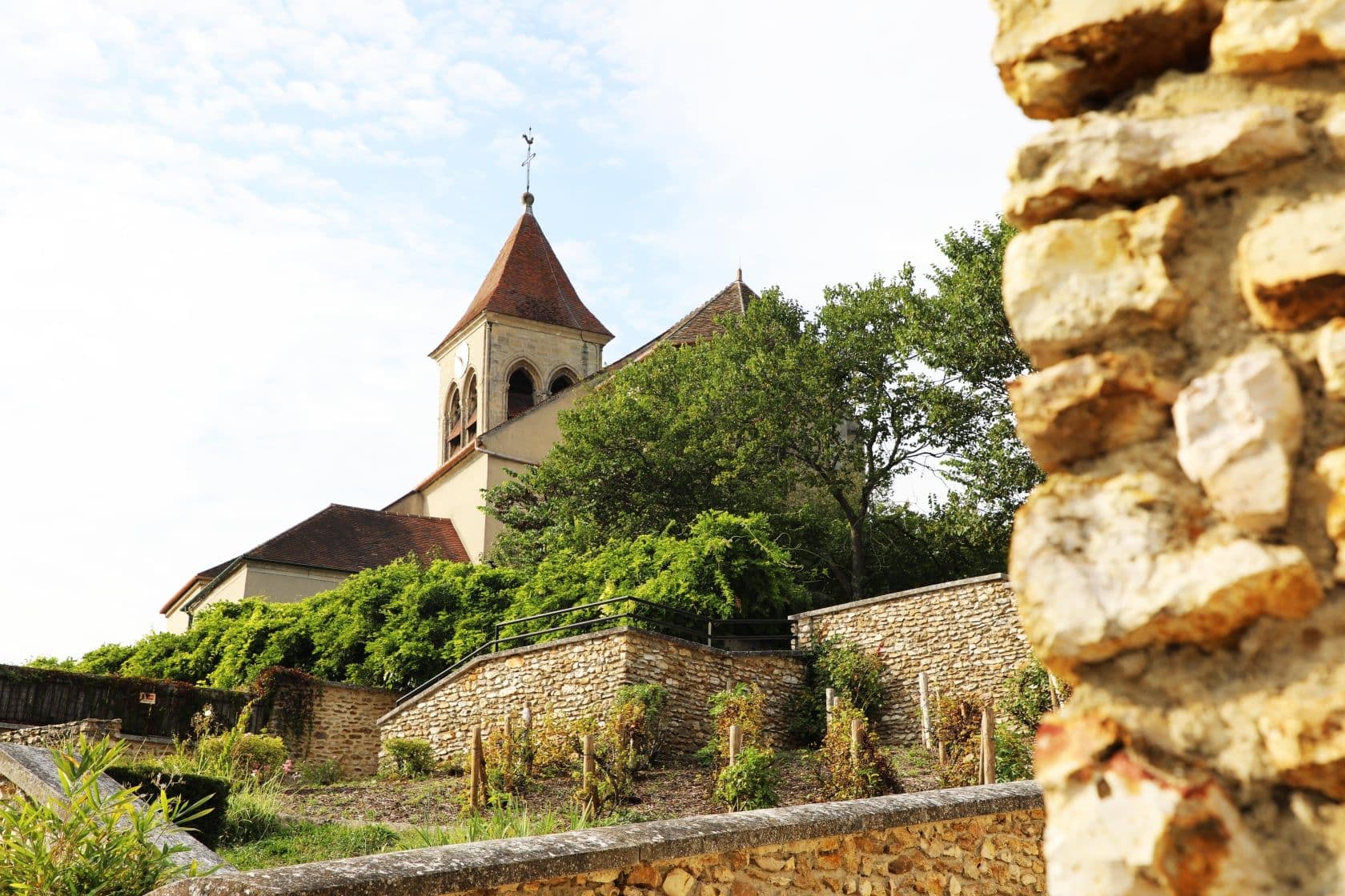 Retable majeur de l'église de Saint-Prix