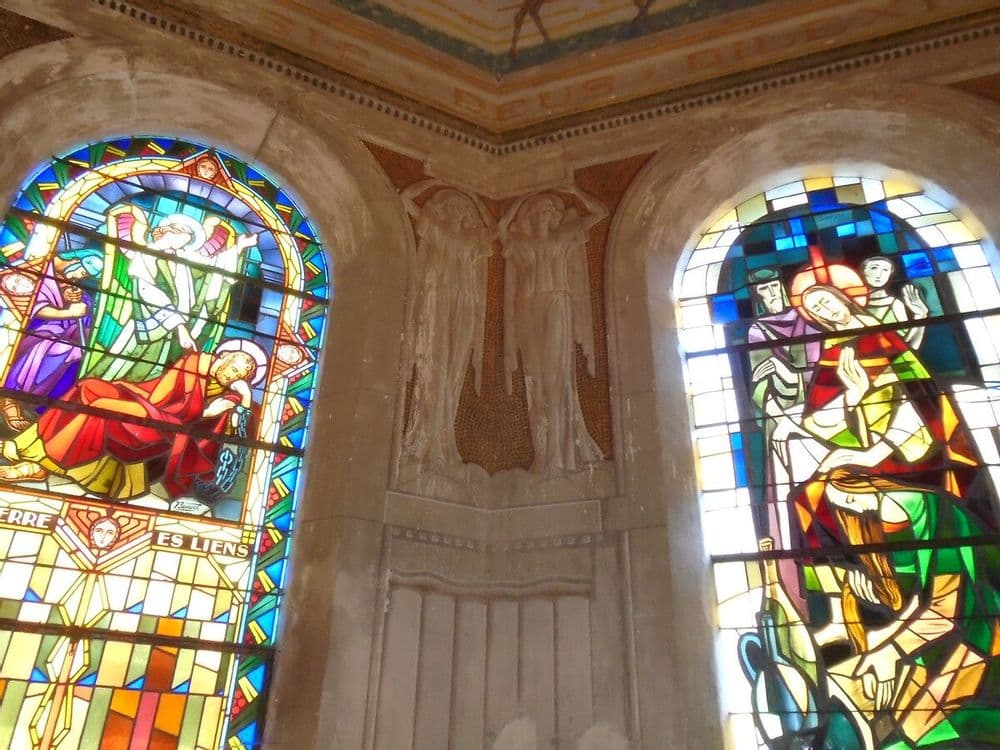 Peintures murales de l’église de Lamorville