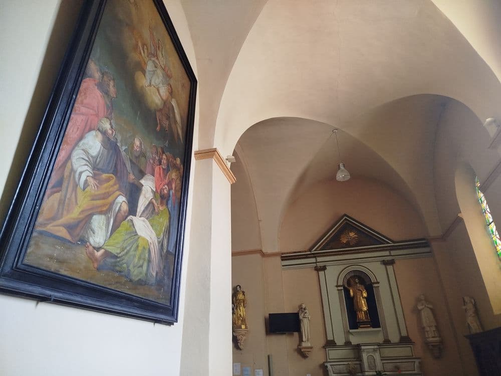 Tableau de l'église de Vogüé