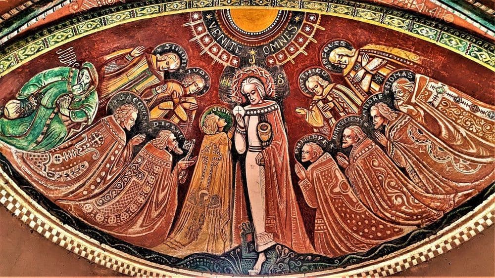 Peintures murales de l'église de Saint-Fraigne