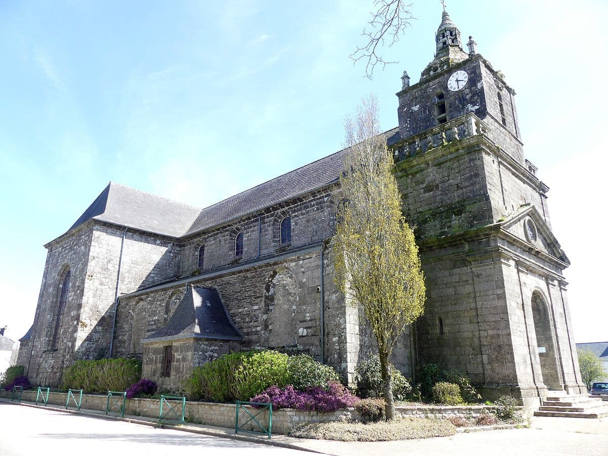 L'église Saint-Germain à Laz