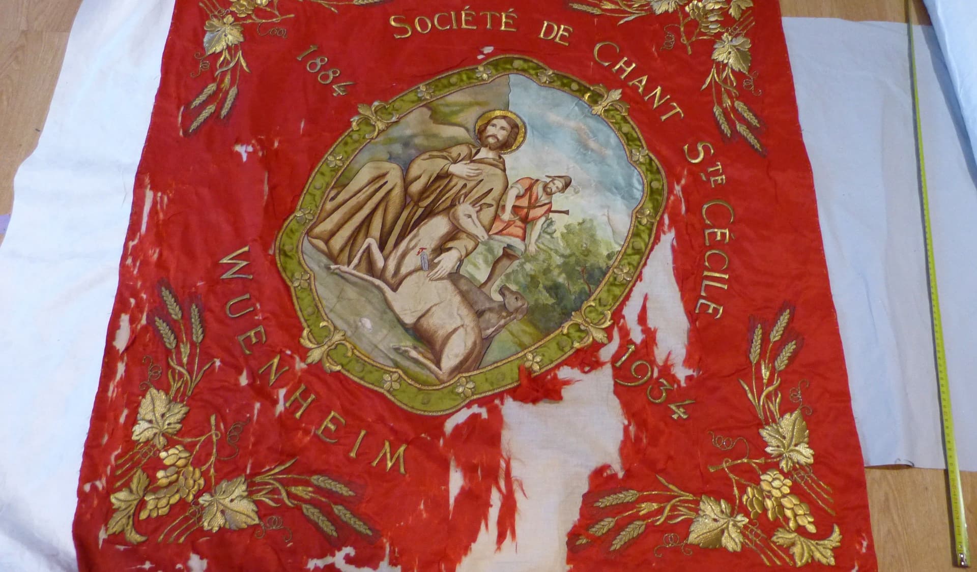 BANNIERE DE 1934 A WUENHEIM