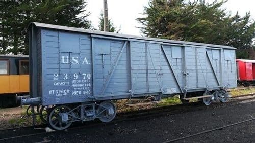 Wagons US 1917 du Train des Mouettes