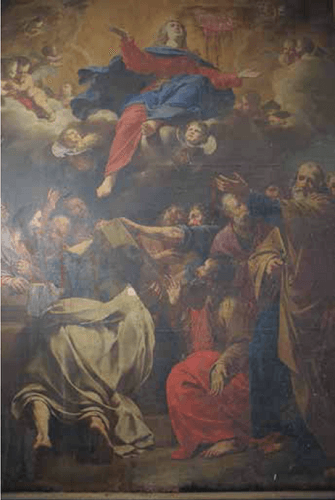 Tableau de l'Assomption de Jean Daret à Pignans