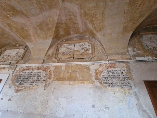 Restauration des peintures murales du couvent 