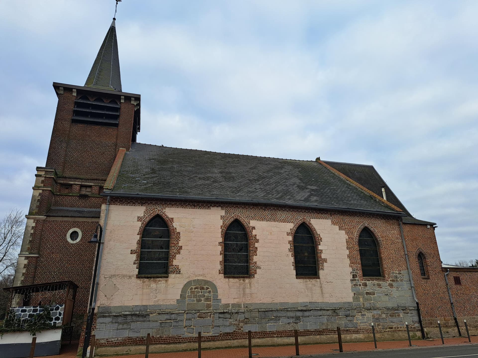 Restauration du clocher de l'église de Genech