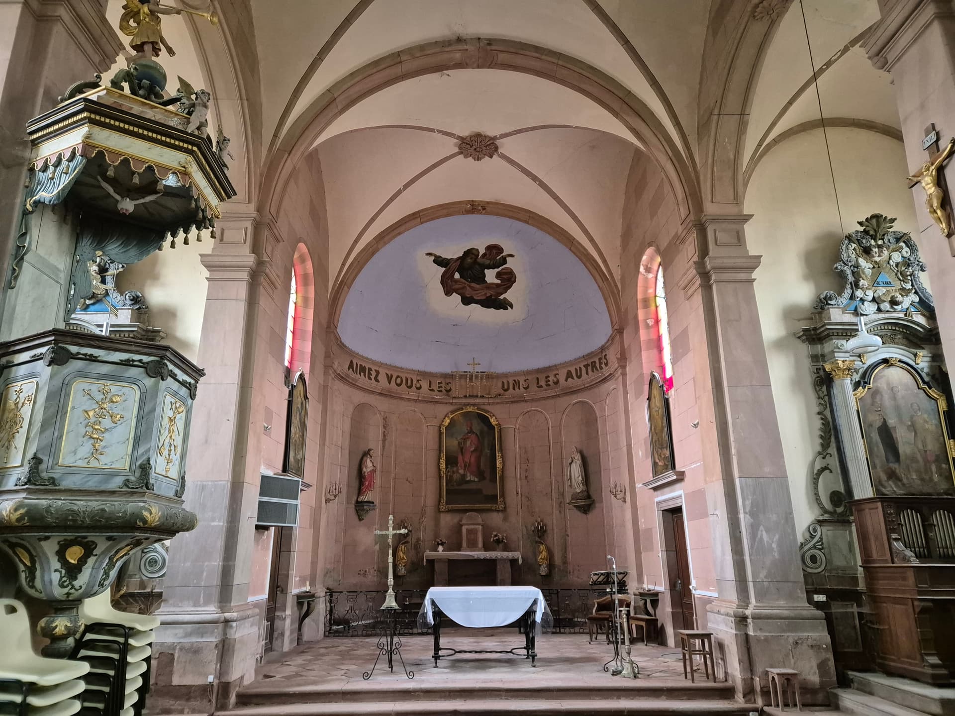 Eglise à Senargent-Mignafans