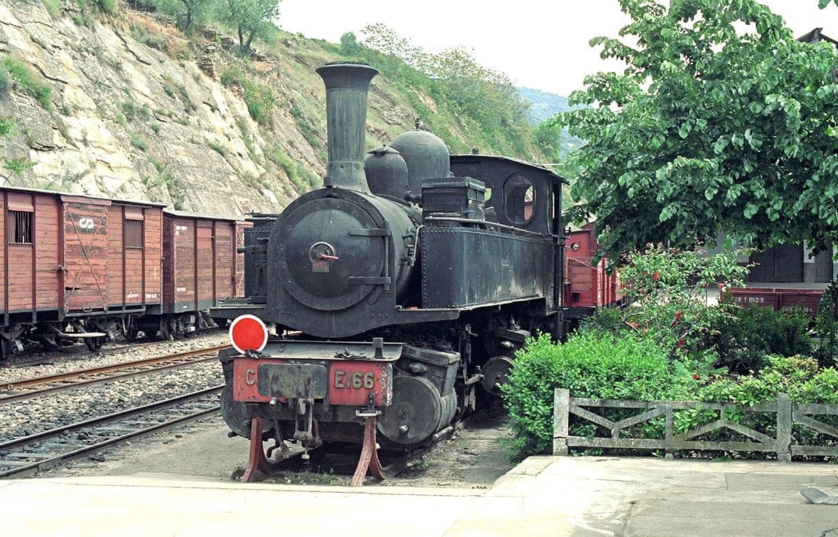 Locomotive à vapeur Mallet E166 à Raucoules