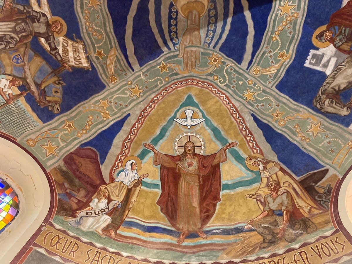 Restauration des fresques de l'église