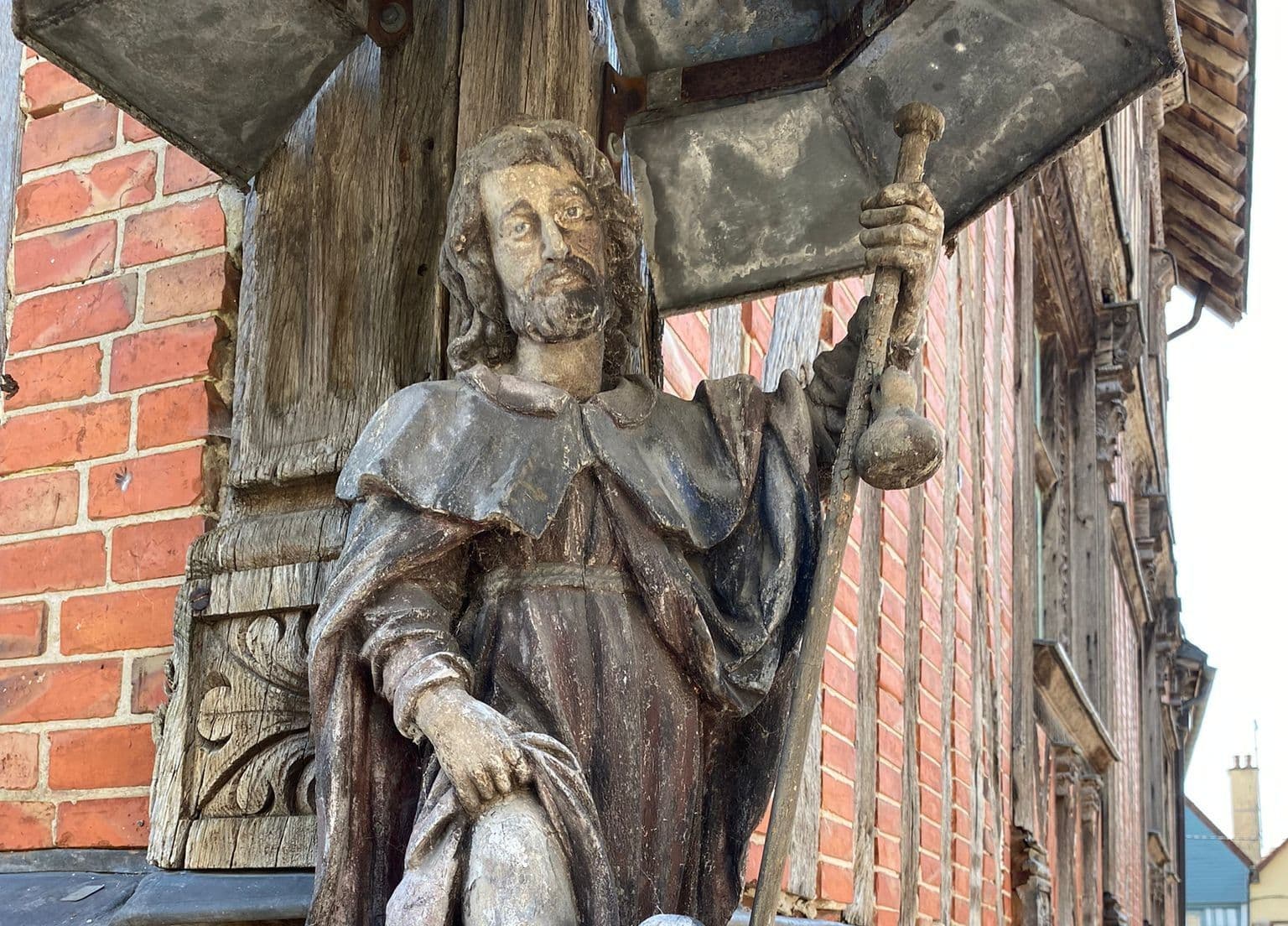 Statue Saint-Roch à Bar-sur-Seine