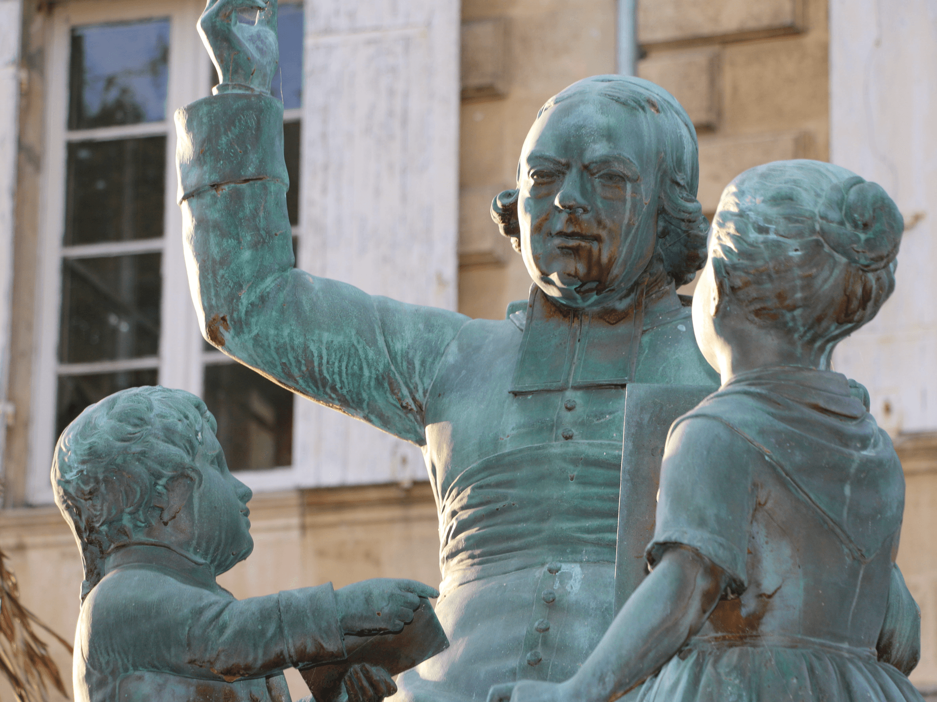 Statue de l'Abbé de l'épée à l'INJS à Gradignan