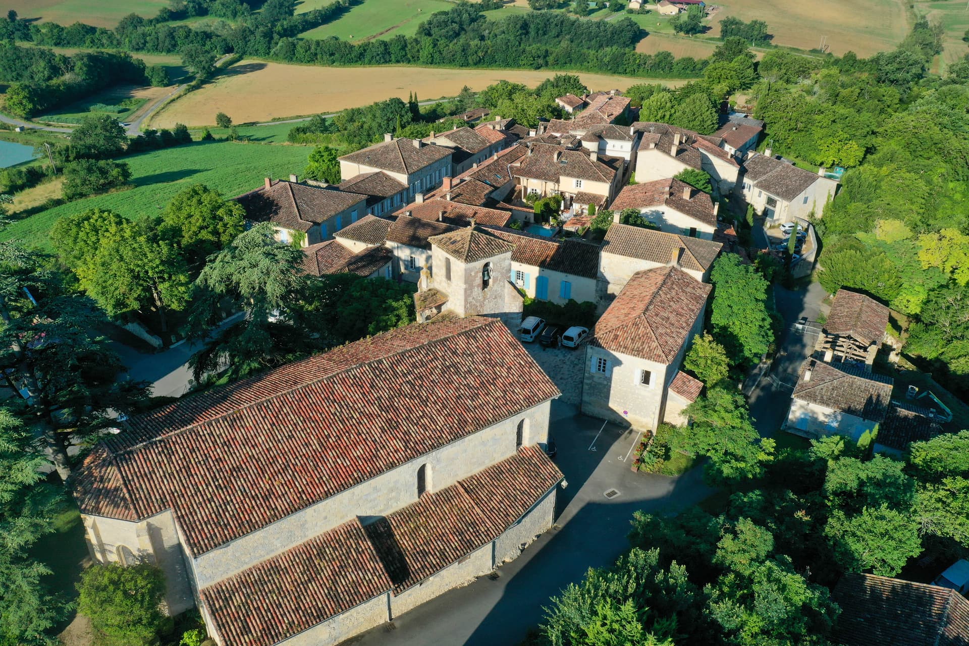 Vitraux de l'église de Marsolan