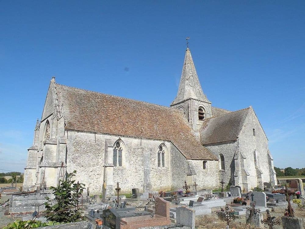 Eglise Saint-Leu de Boubiers dans l’Oise