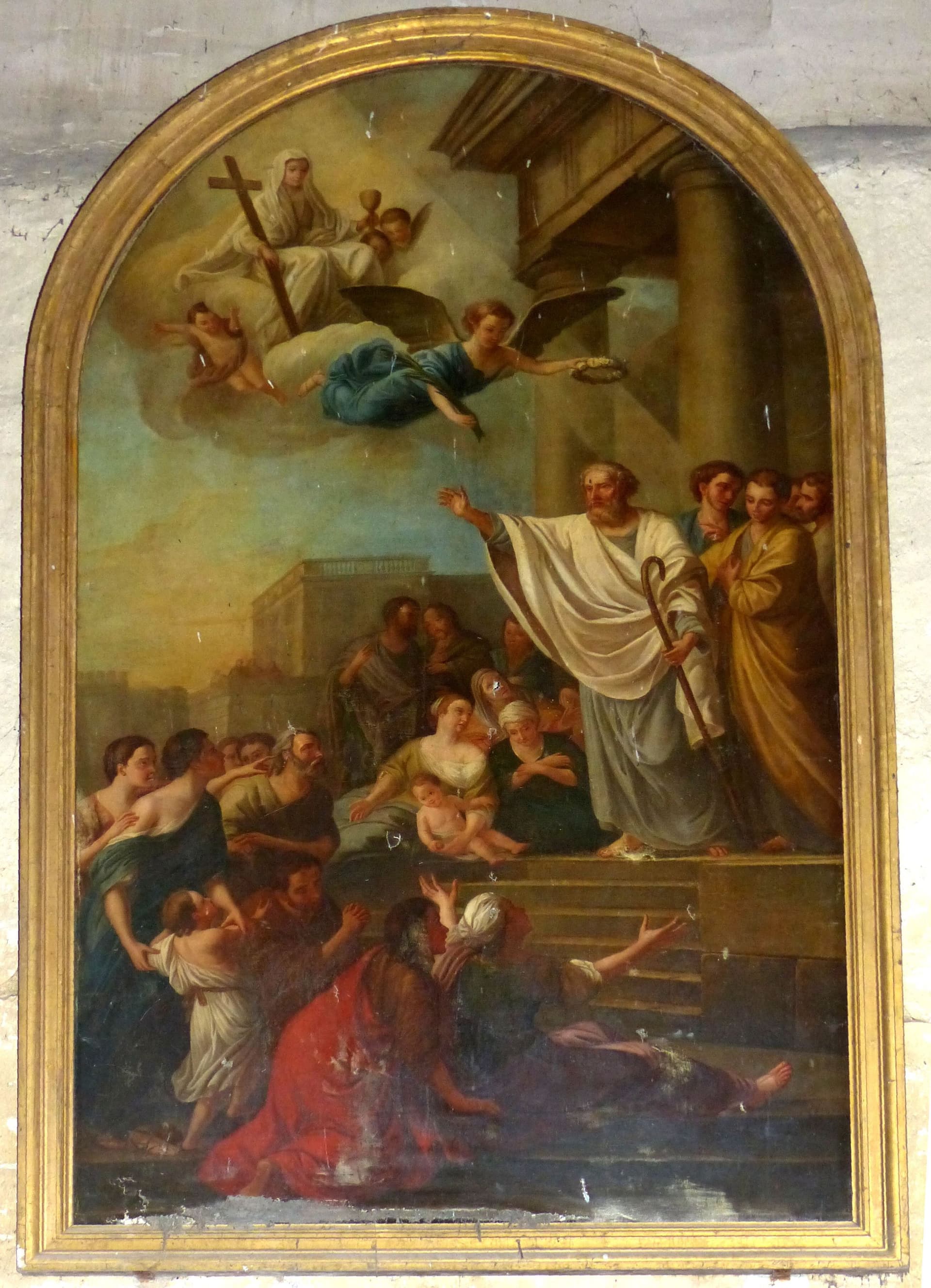 Tableau de l'église de Moulins sur Yèvre